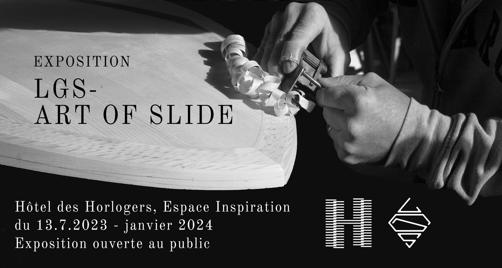 "LGS - ART OF SLIDE"  Exposition à l'Hôtel des Horlogers, Le Brassus / 13.7.2023 - Janvier 2024