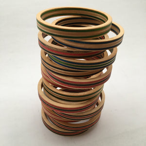 LGS Skateboard wooden bracelet - round