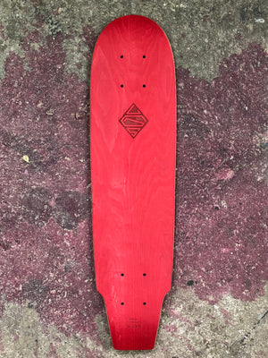LGS Cruiser board, with clear grip, logos engraved